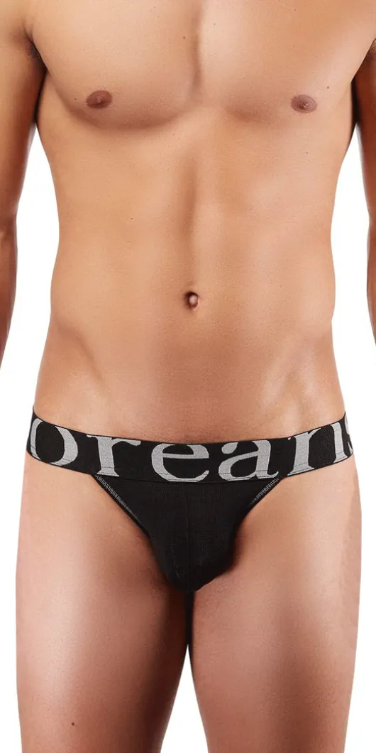 DOREANSE 1313 Ribbed Micromodal Bikini In Black