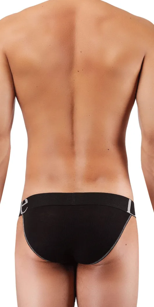 DOREANSE 1313 Ribbed Micromodal Bikini In Black