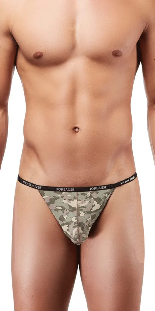 DOREANSE 1312 Thong In a Camo Print