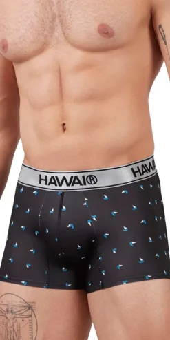 Hawai 42470 Printed Microfiber Trunks Black