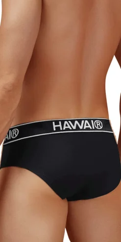 Hawair 41962 Cotton Blend Briefs Black-01