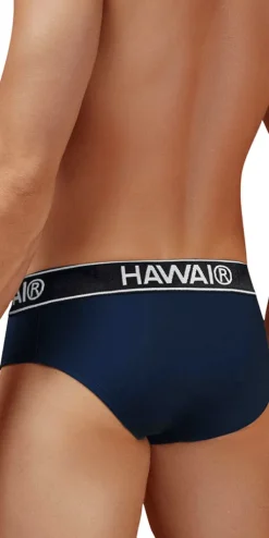 Hawair 41962 Cotton Blend Briefs Dark Blue-01