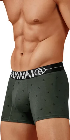 Hawair 42521 Cotton Blend Trunks Military Green