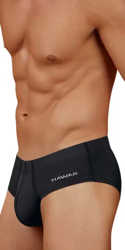 Hawair 42241 Microfiber Briefs Black-01