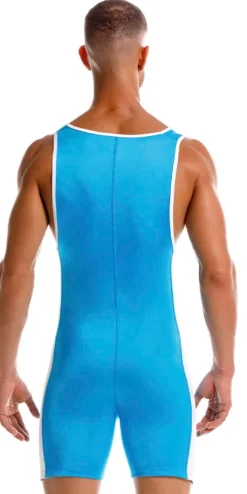 Jor 2216 Fighter Bodysuit Turquoise