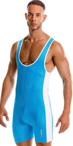Jor 2216 Fighter Bodysuit Turquoise