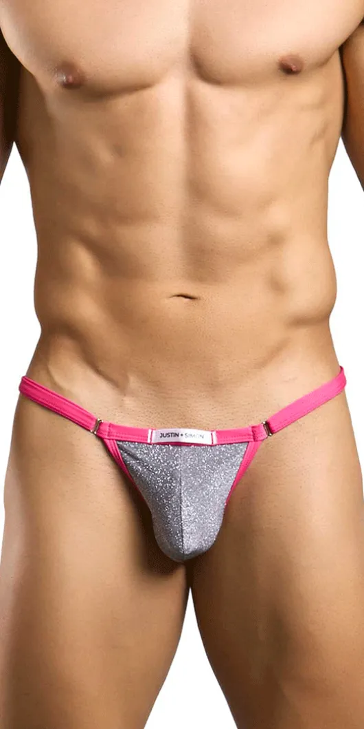 Justin+simon Xsj12 Bikini One Lurex Gray