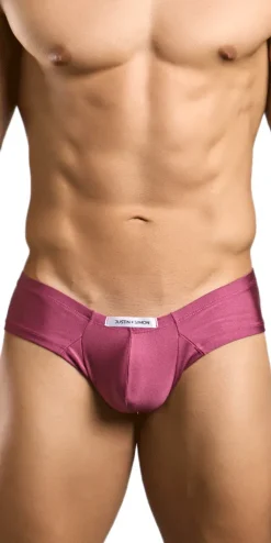 Justin+Simon Xsj22 Cheek Briefs Wine