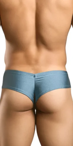 Justin+Simon Xsj22 Cheek Briefs Metal Green