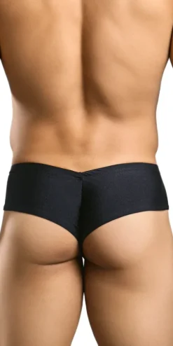 Justin+Simon Xsj22 Cheek Briefs Black