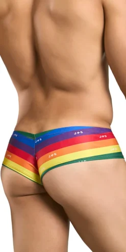 Justin+simon Xsj22 Cheek Briefs Pride Flag
