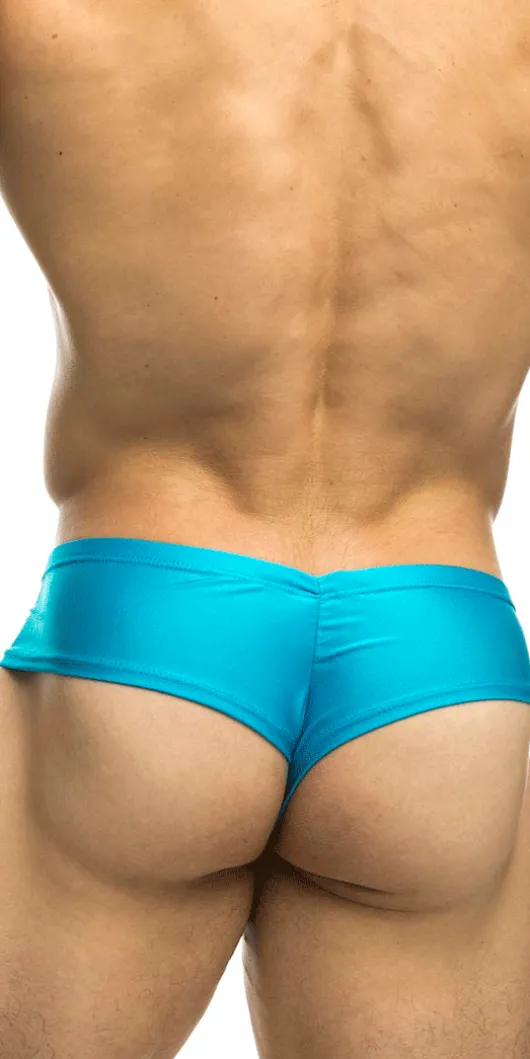 Justin+Simon Xsj22 Cheek Briefs Turquoise