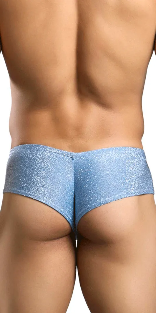 Justin+simon Xsj22 Cheek Briefs Lurex Blue