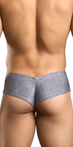 Justin+simon Xsj22 Cheek Briefs Lurex Gray