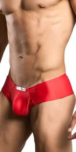 Justin+Simon Xsj22 Cheek Briefs Red