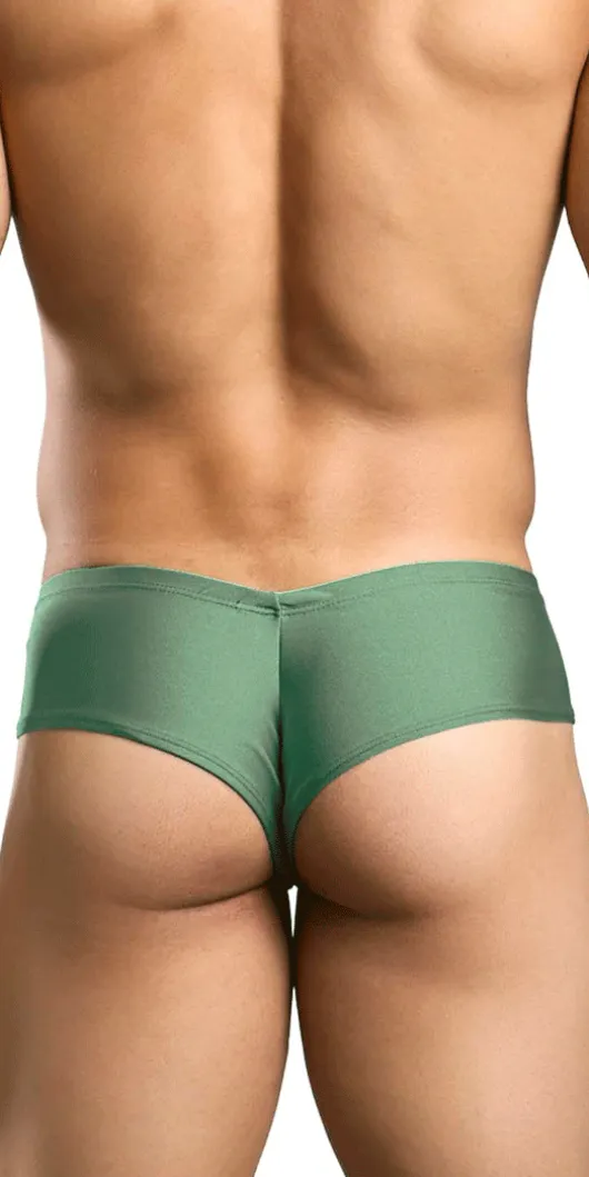 Justin+simon Xsj22 Cheek Briefs New Green