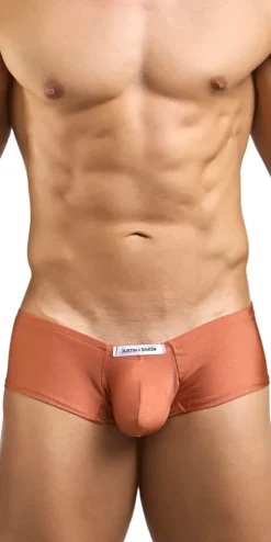 Justin+simon Xsj13 Cheeky Bulge Boxer Ochre