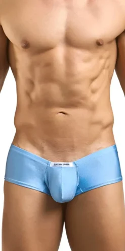 Justin+simon Xsj13 Cheeky Bulge Boxer Baby Blue