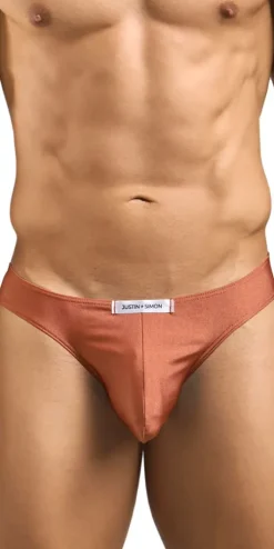 Justin+simon Xsj01 Classic Silky Bikini Ochre