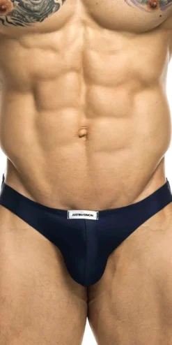 Justin+Simon Xsj01 Classic Silky Bikini Navy