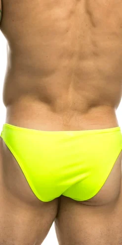 Justin+Simon Xsj01 Classic Silky Bikini Neon Green