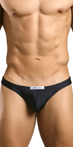 Justin+Simon Xsj01 Classic Silky Bikini Black