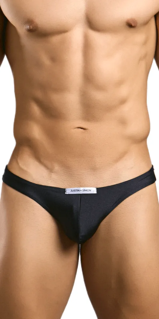 Justin+Simon Xsj01 Classic Silky Bikini Black