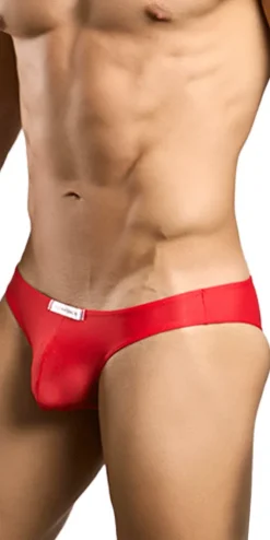 Justin+Simon Xsj01 Classic Silky Bikini Red
