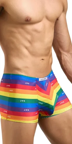 Justin+simon Xsj08 Classic Trunks Pride Flag