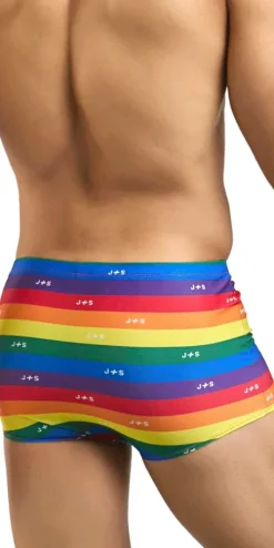 Justin+simon Xsj08 Classic Trunks Pride Flag
