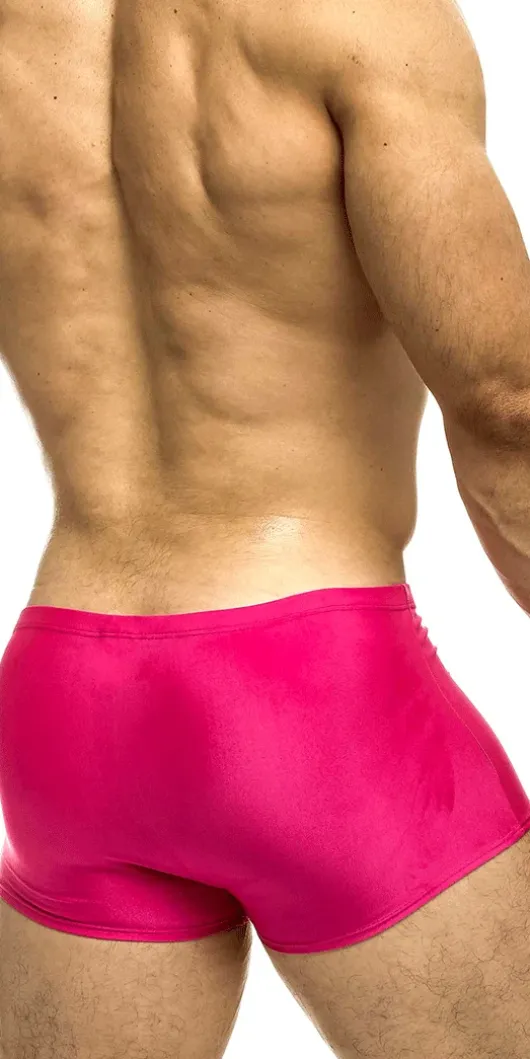 Justin+Simon Xsj08 Classic Trunks Hot Pink