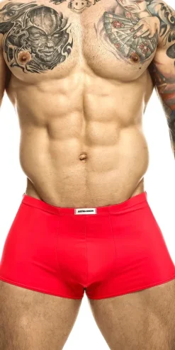 Justin+Simon Xsj08 Classic Trunks Coral