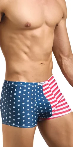 Justin+simon Xsj08 Classic Trunks Usa Flag