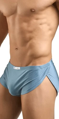Justin+simon Xsj09 Running Shorts Metal Green