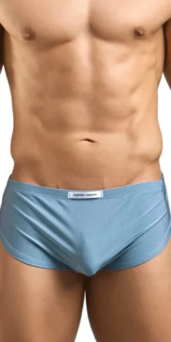 Justin+simon Xsj09 Running Shorts Metal Green