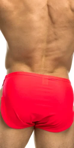 Justin+Simon Xsj09 Running Shorts Coral