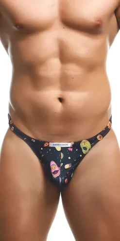 Justin+simon Xsj03 Silky Sexy Thongs Psycodelic