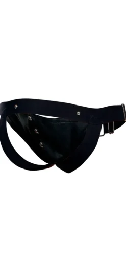 Malebasics Dmbl01 Dngeon Cockring Jockstrap Black