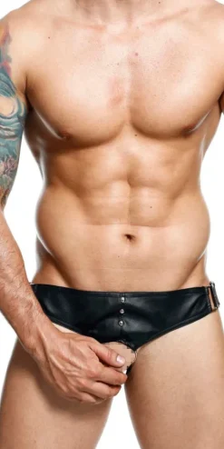 Malebasics Dmbl01 Dngeon Cockring Jockstrap Black