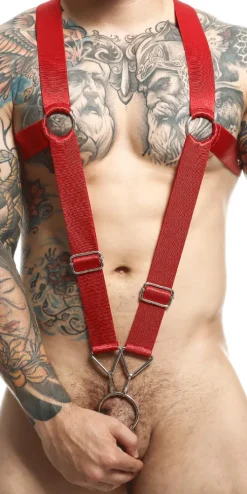Malebasics Dmbl05 Dngeon Crossback Harness Cherry