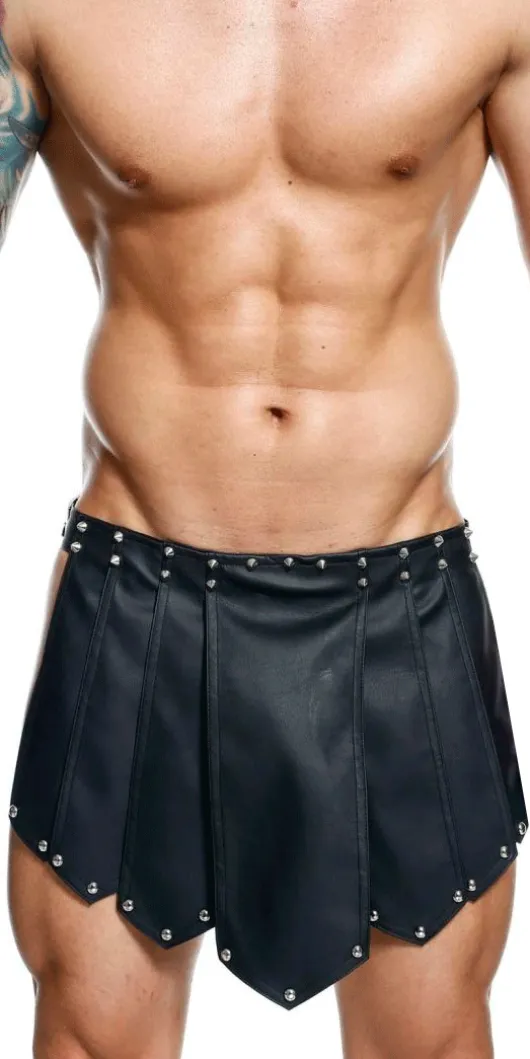 Malebasics Dmbl10 Dngeon Roman Skirt Black