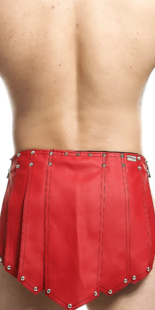 Malebasics Dmbl10 Dngeon Roman Skirt Black-red