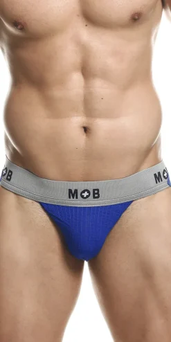 Malebasics Mbl107 Classic Fetish Jock 3 Inches Jockstrap Royal