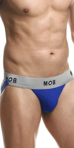 Malebasics Mbl107 Classic Fetish Jock 3 Inches Jockstrap Royal