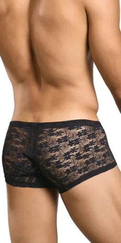 Malebasics Mbl78 Lace Trunks Black Lace