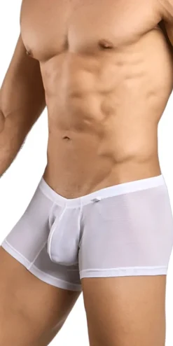 Malebasics Mbl78 Lace Trunks White Mesh