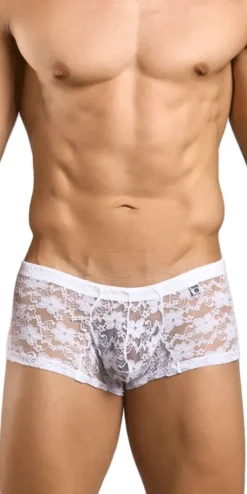 Malebasics Mbl78 Lace Trunks White Lace