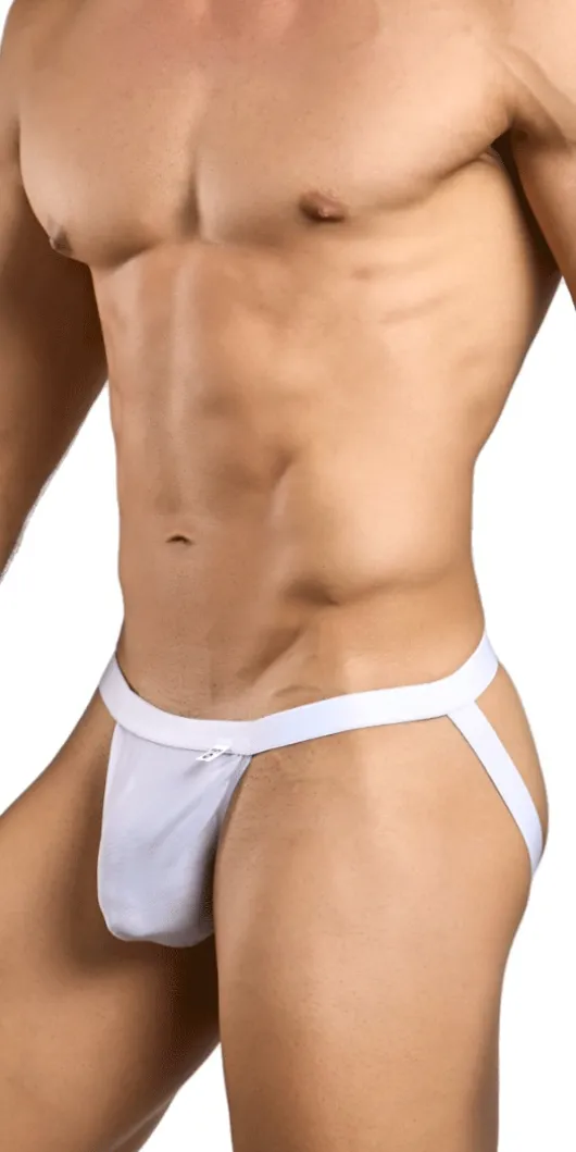 Malebasics Mbl82 Sexy Jockstrap White Mesh