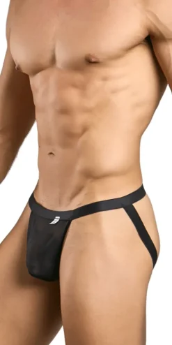 Malebasics Mbl82 Sexy Jockstrap Black Mesh