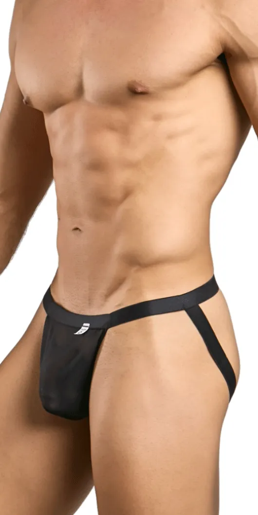Malebasics Mbl82 Sexy Jockstrap Black Mesh